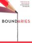 Boundaries