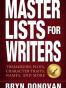 Master Lists for Writers