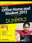 Microsoft Office Home & Student Edition 2013 All-in-One For Dumm