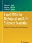 Excel 2016 for Biological and Life Sciences Statistics